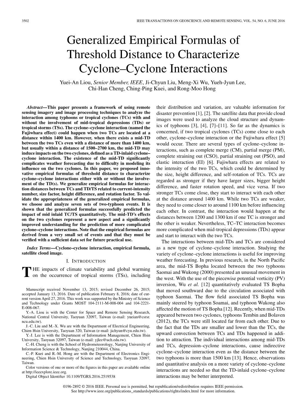 Generalized Empirical Formulas of Threshold Distance to Characterize