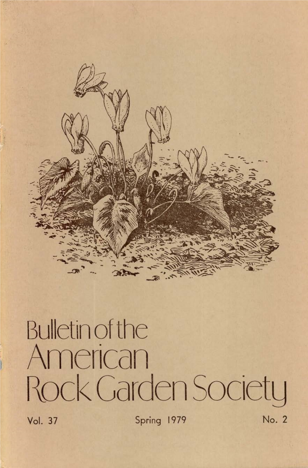 Bulletin of the American Rock Carden Society Vol