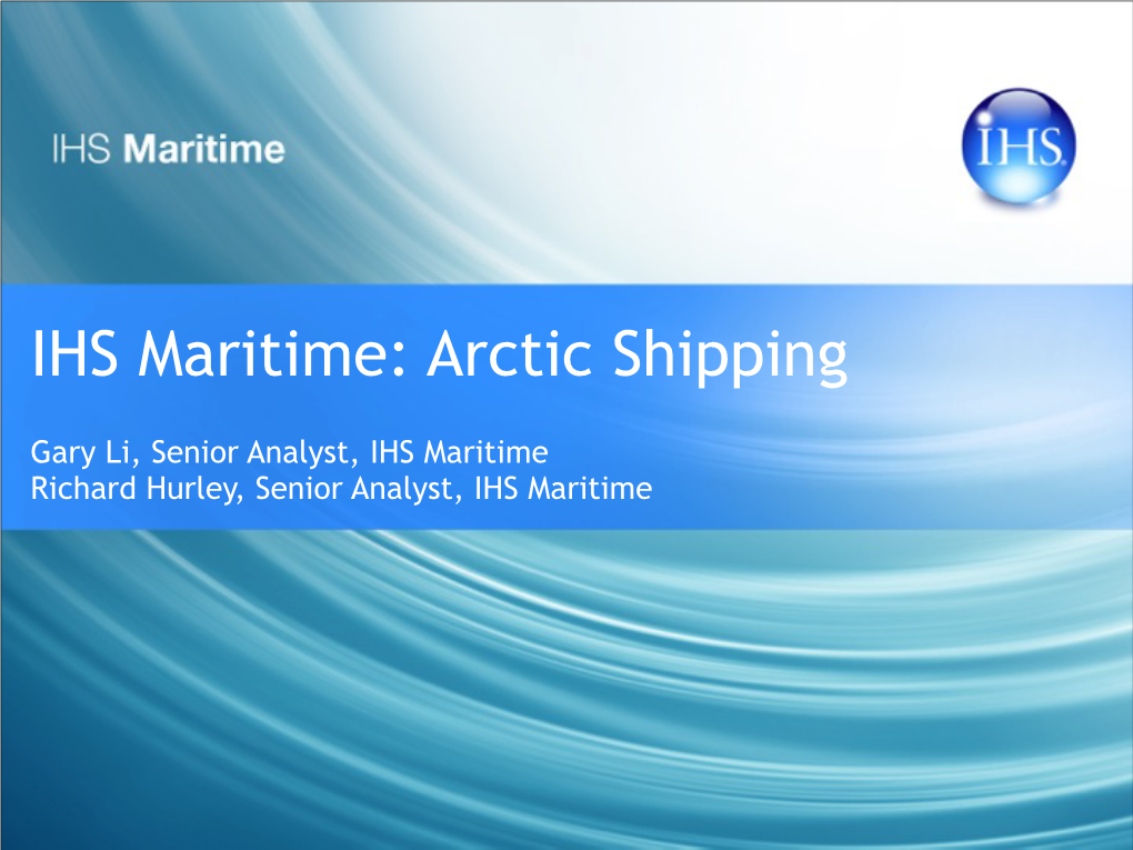 Artic Shipping