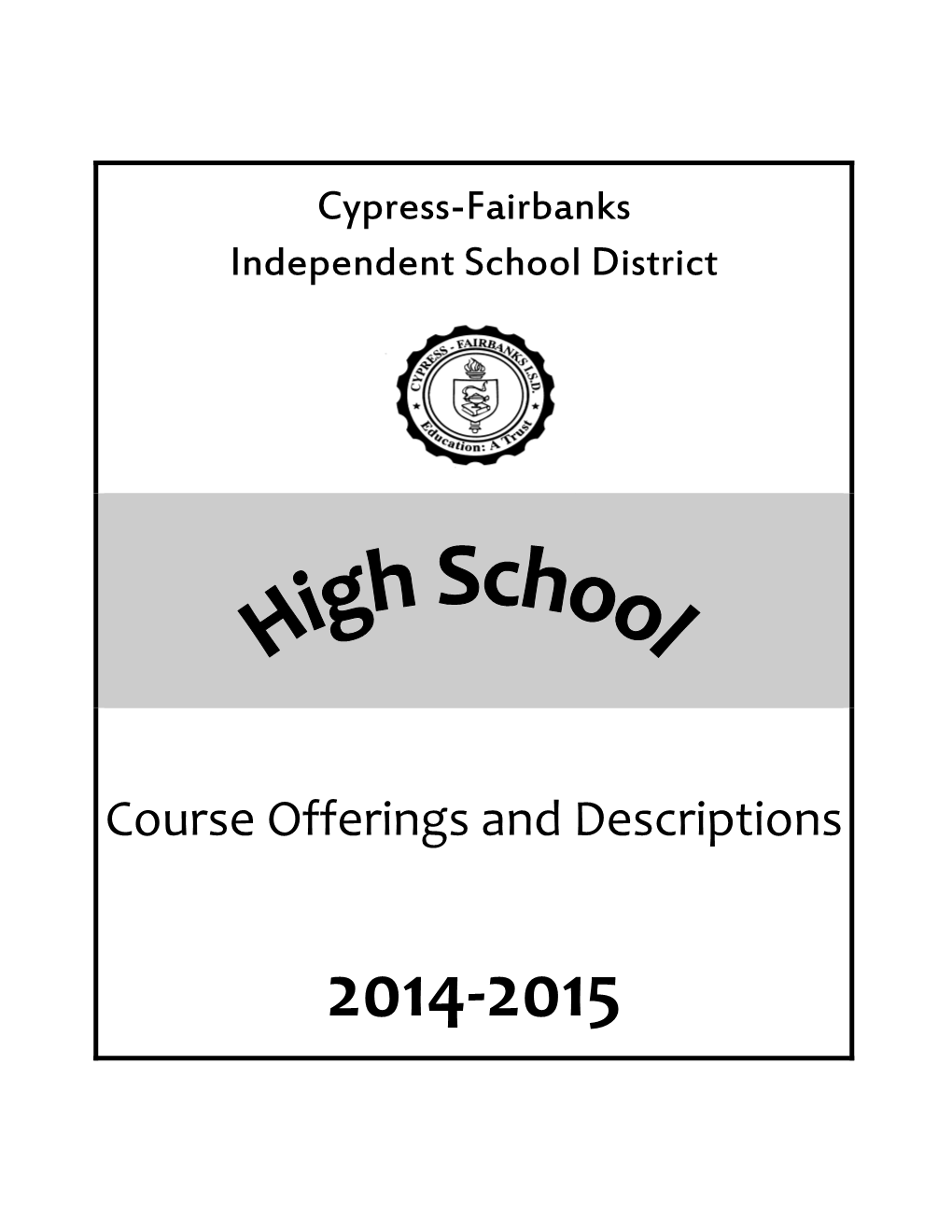 CY Fair High School Dual Credit.Pdf