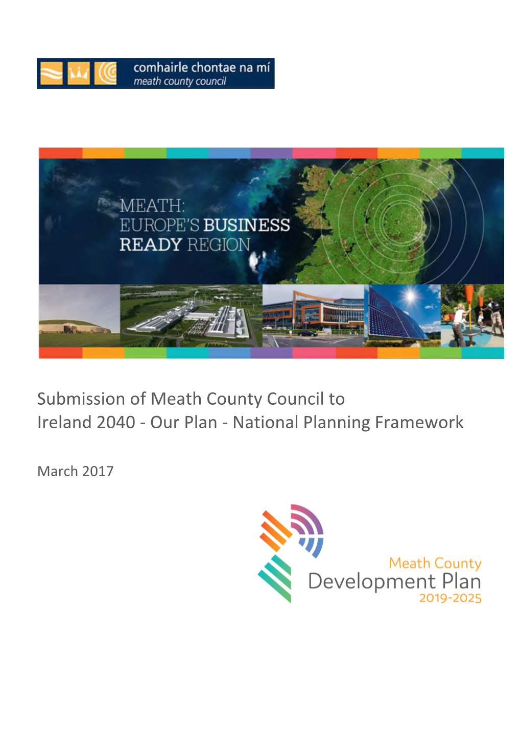 Submission of Meath County Council to Ireland 2040 - Our Plan - National Planning Framework
