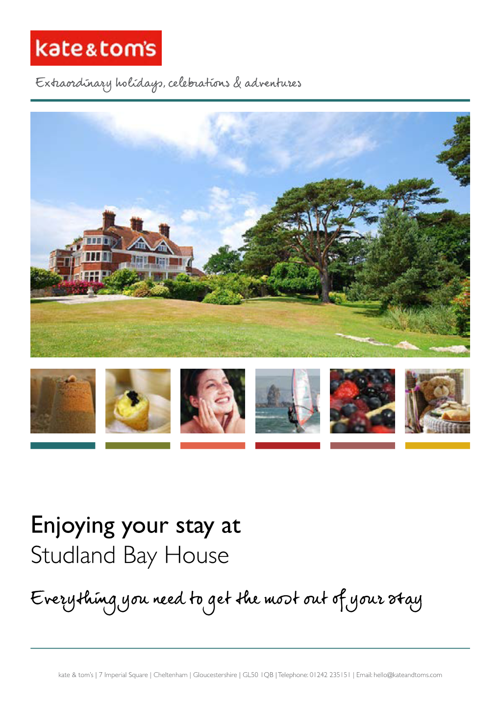 Enjoying Your Stay at Studland Bay House