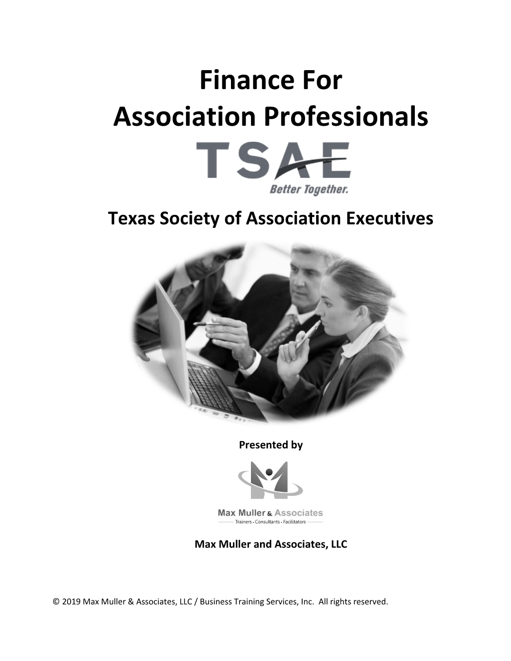 Finance for Association Professionals