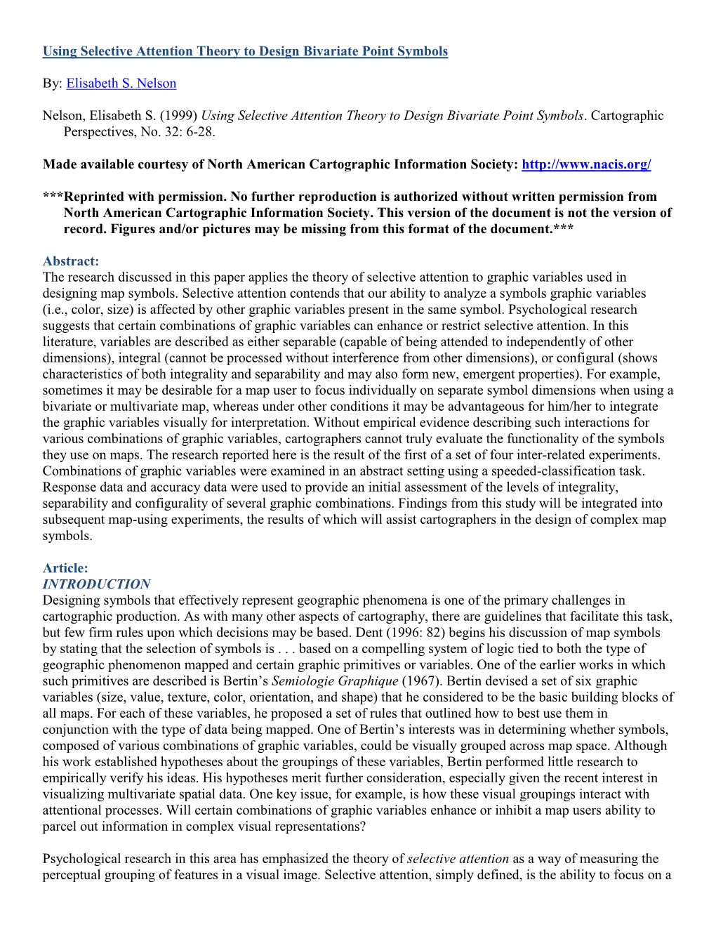 Using Selective Attention Theory to Design Bivariate Point Symbols By