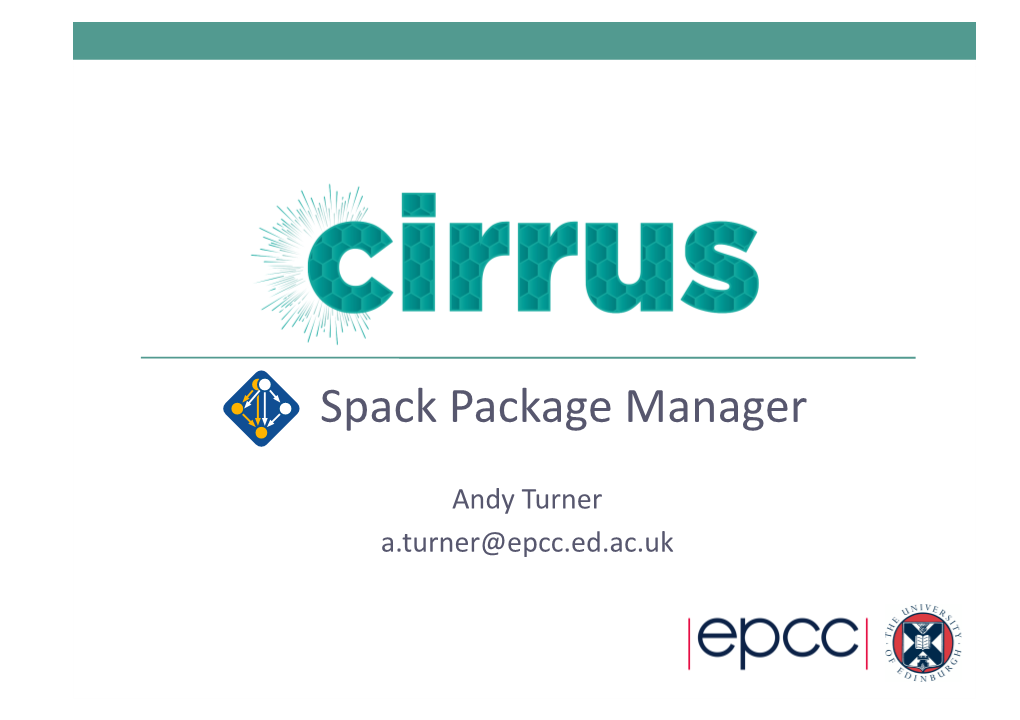 Spack Package Manager