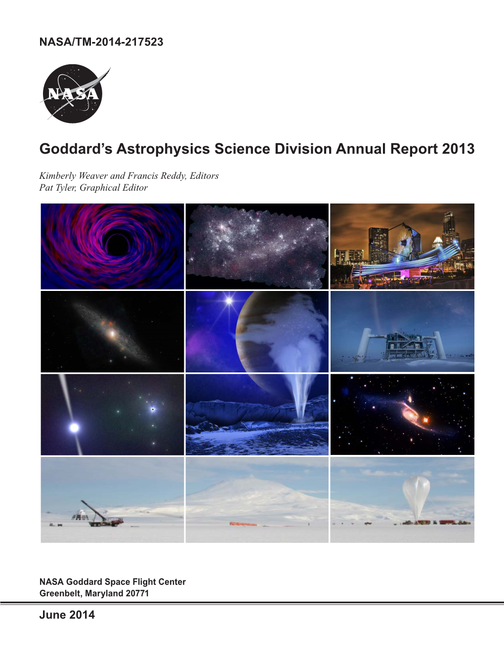 Astrophysics Science Division (ASD) Annual Report 2013