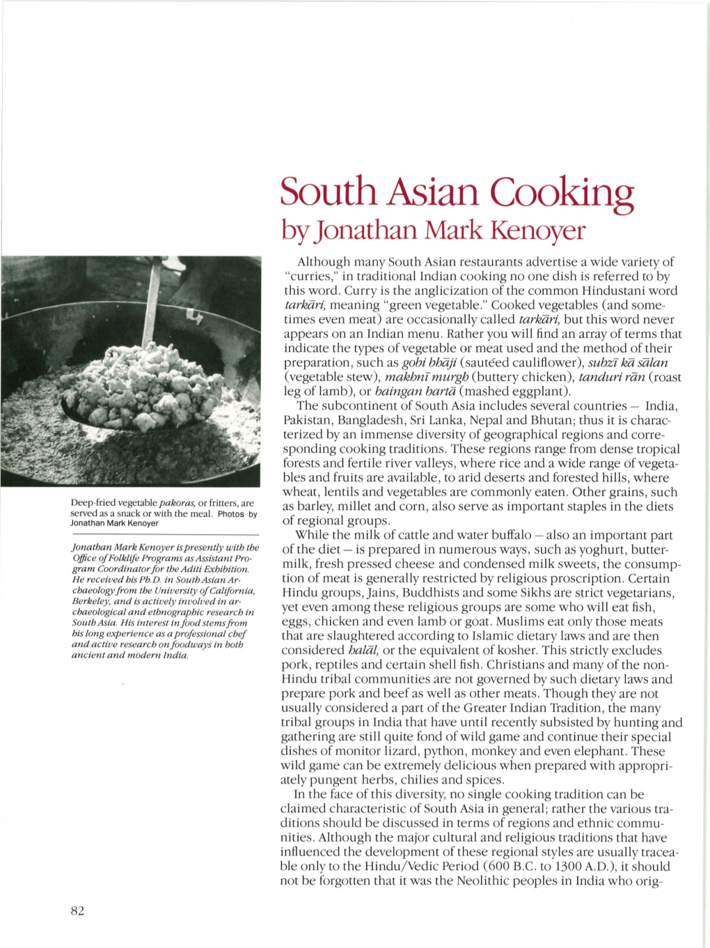 South Asian Cooking