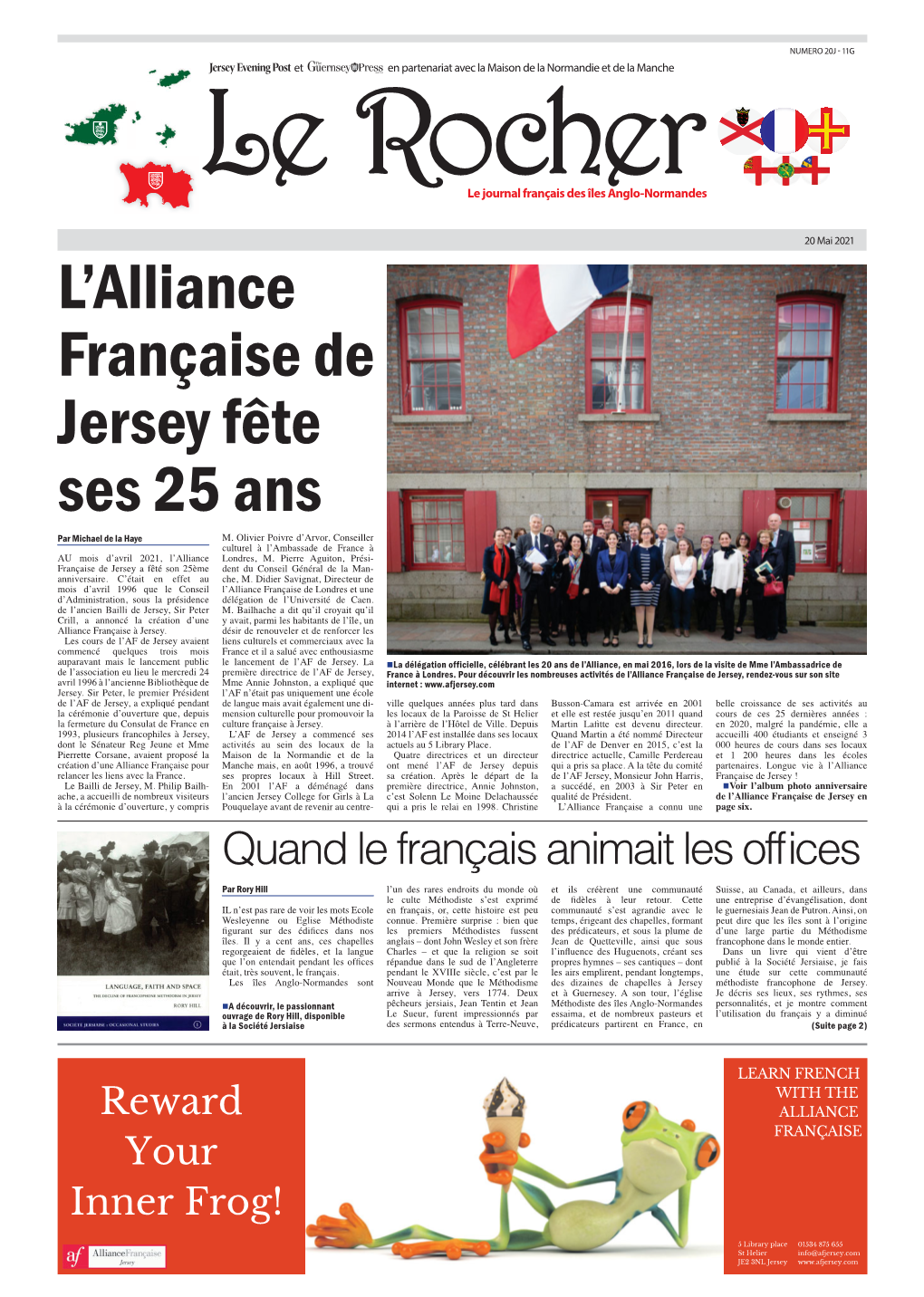 L'alliance Française De Jersey Fête Ses 25