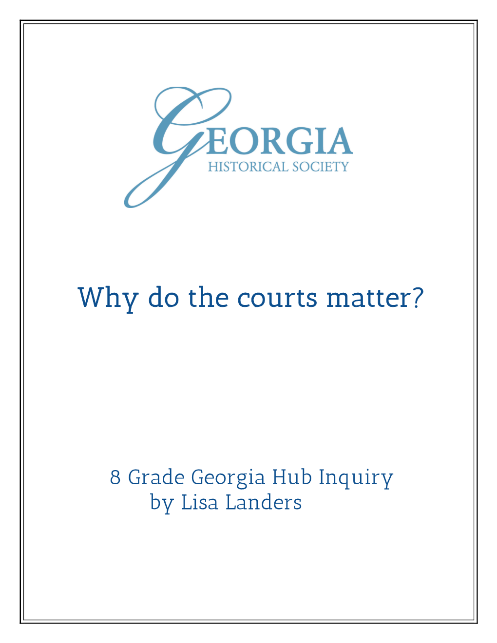 Why Do the Courts Matter?