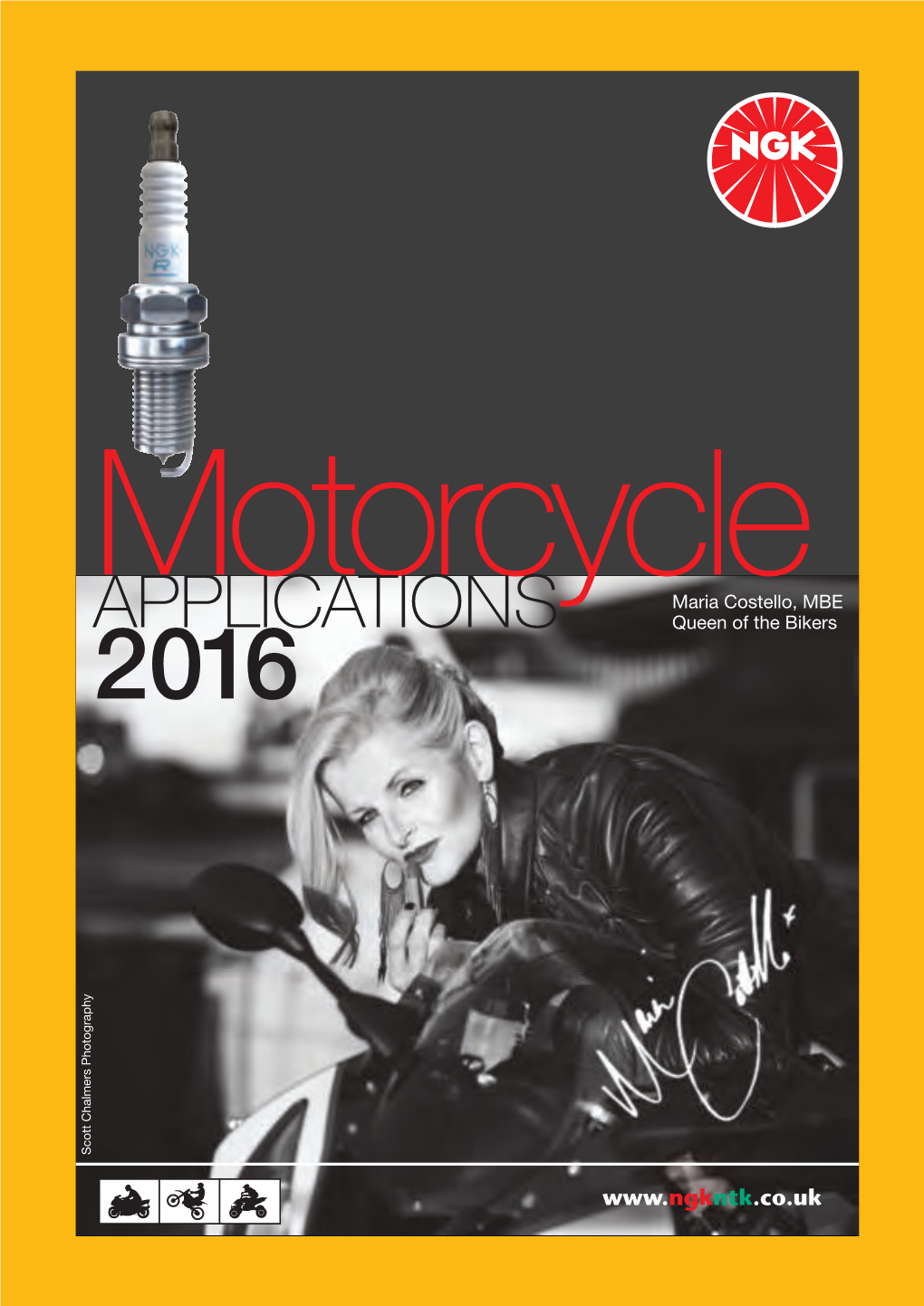 2016 Motorcycle Catalogue Layout 1 24/11/2015 14:30 Page 1 6 1 0 2 S N O I T a C I L P P a E L C Y C R O T O M K G N