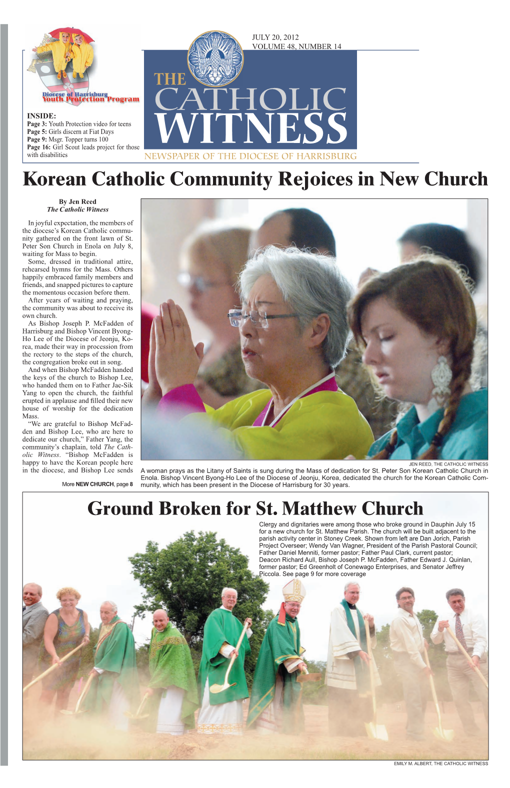 Korean Catholic Community Rejoices in New Church