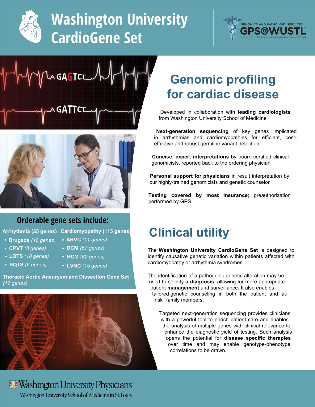 Washington University Cardiogene Set