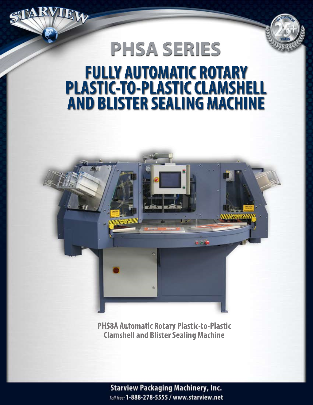 Fully Automatic Rotary Plastic to Plastic Clamshell and Blister Sealing Machines PHSA S