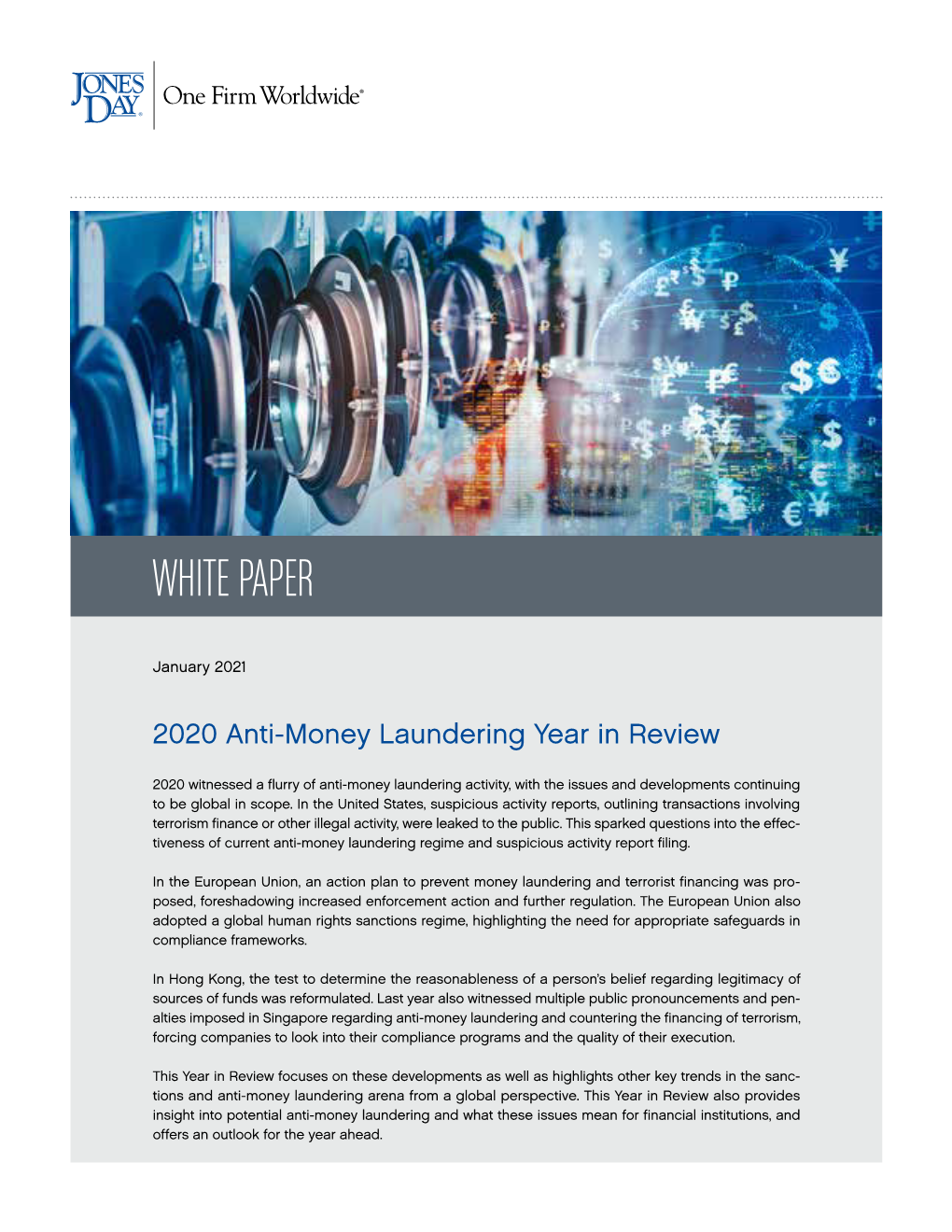 2020 Anti-Money Laundering Year in Review