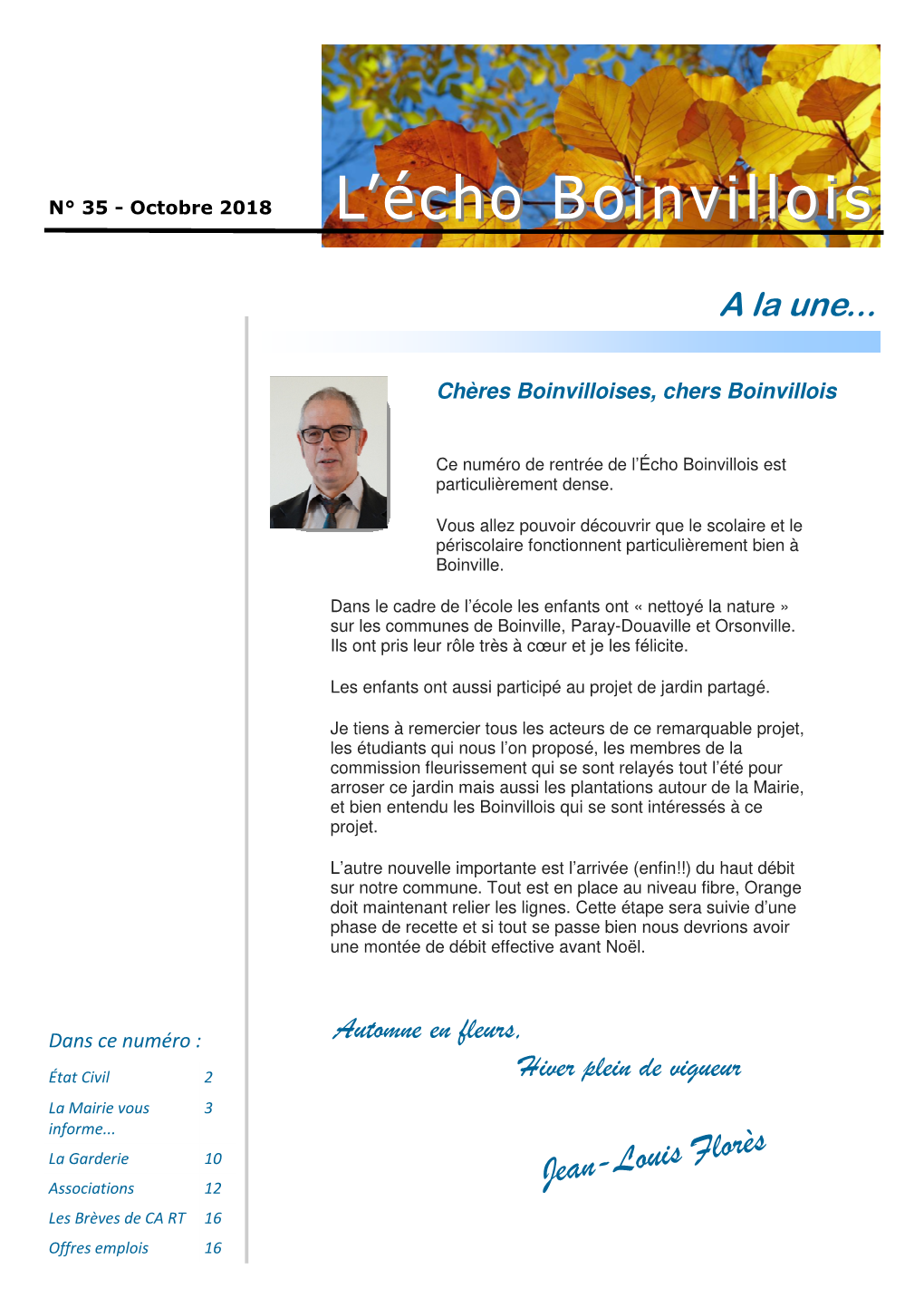 Echo Boinvillois N°35