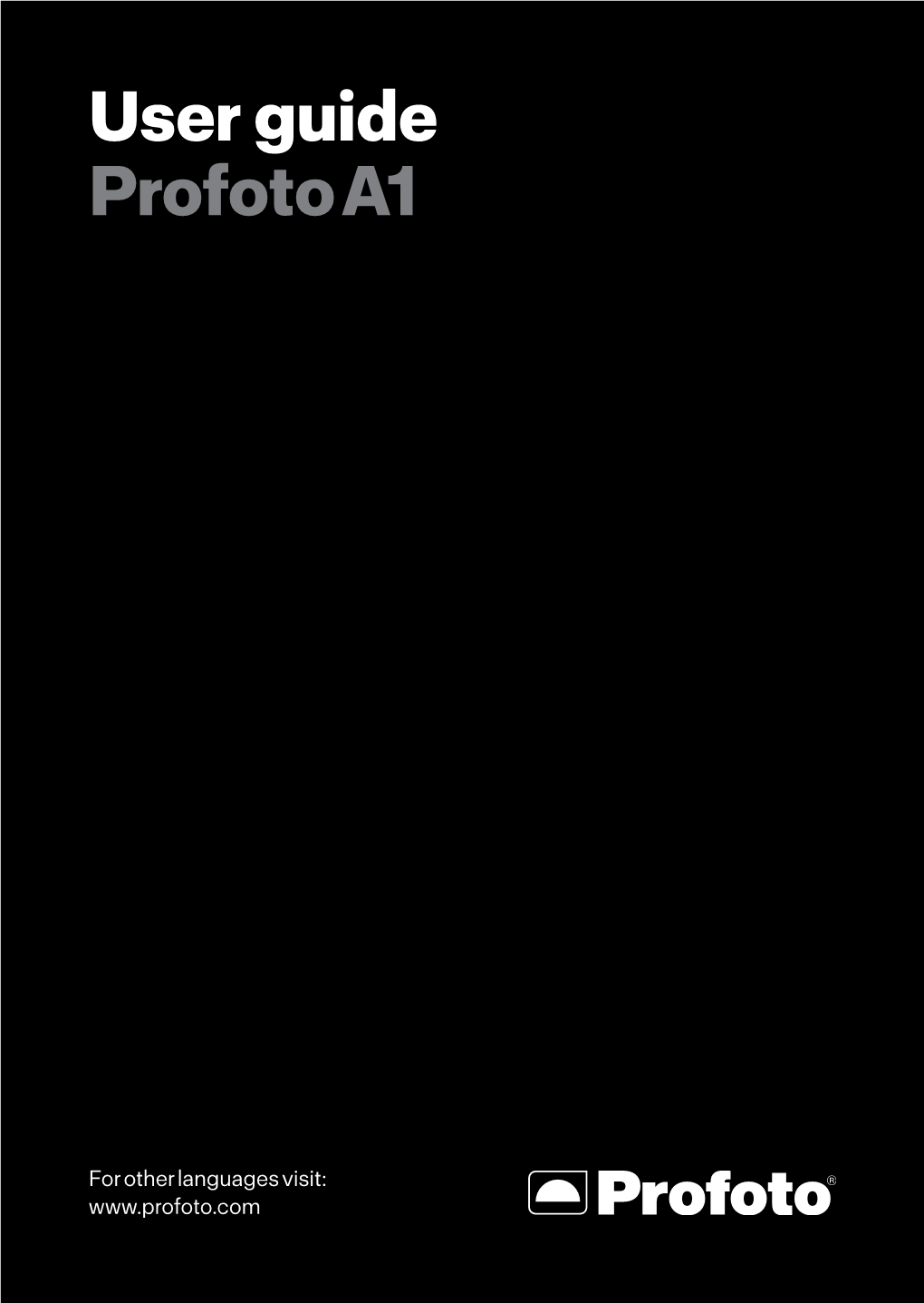 User Guide Profoto A1