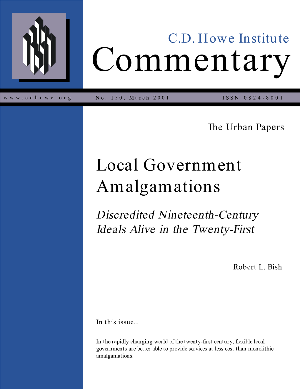 Local Government Amalgamations