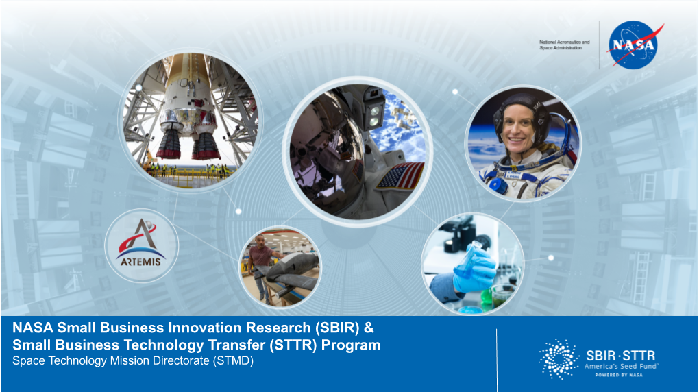 SBIR STTR Overview Presentation September 2020