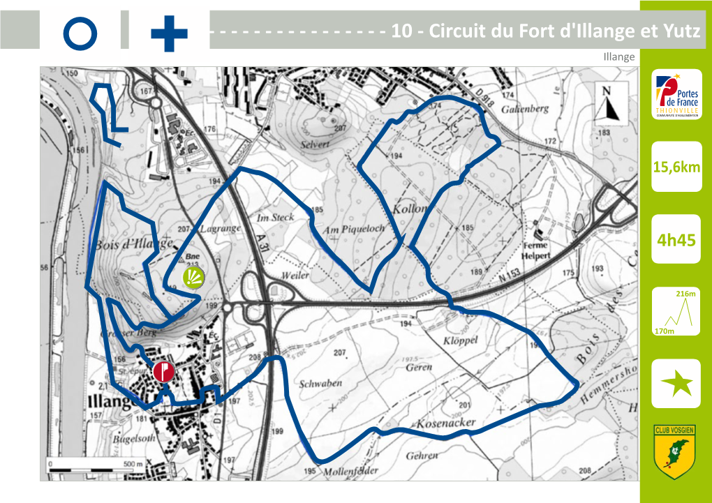 Circuit Du Fort D'illange Et Yutz Illange