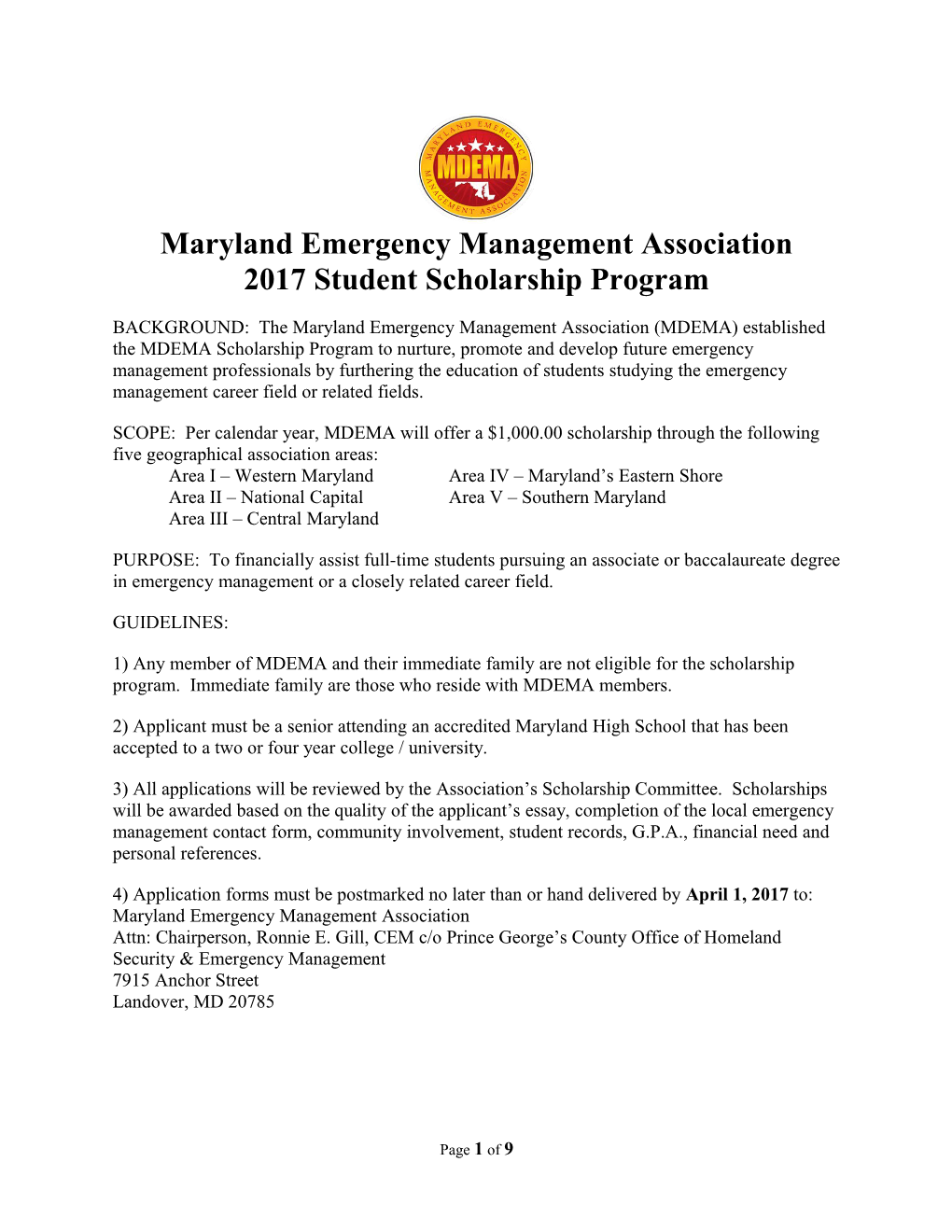 Maryland Emergency Management Association