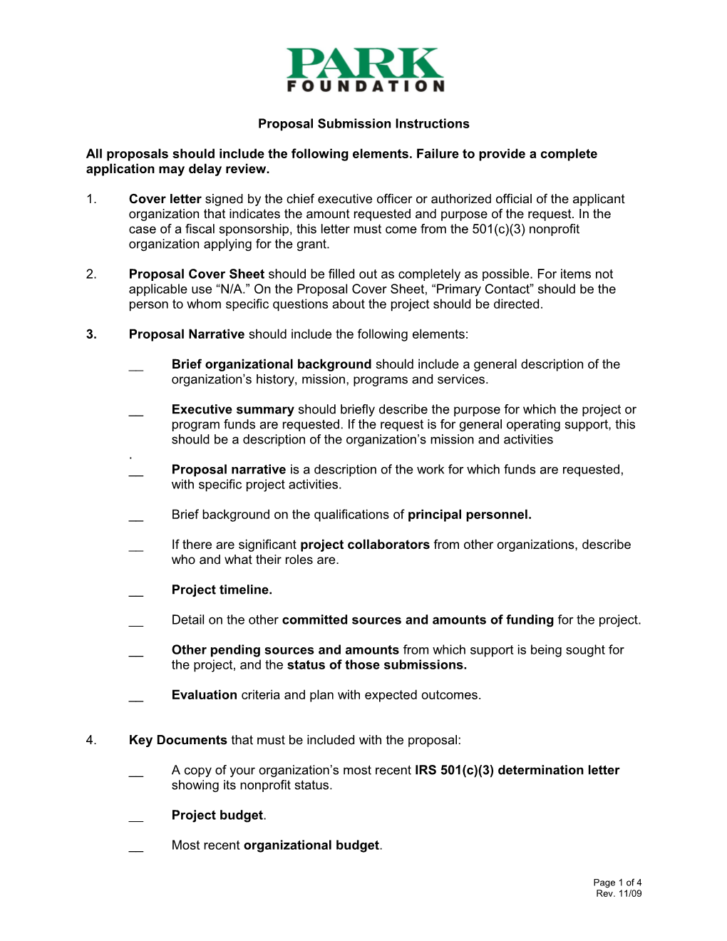 Proposal Submission Instructions s1