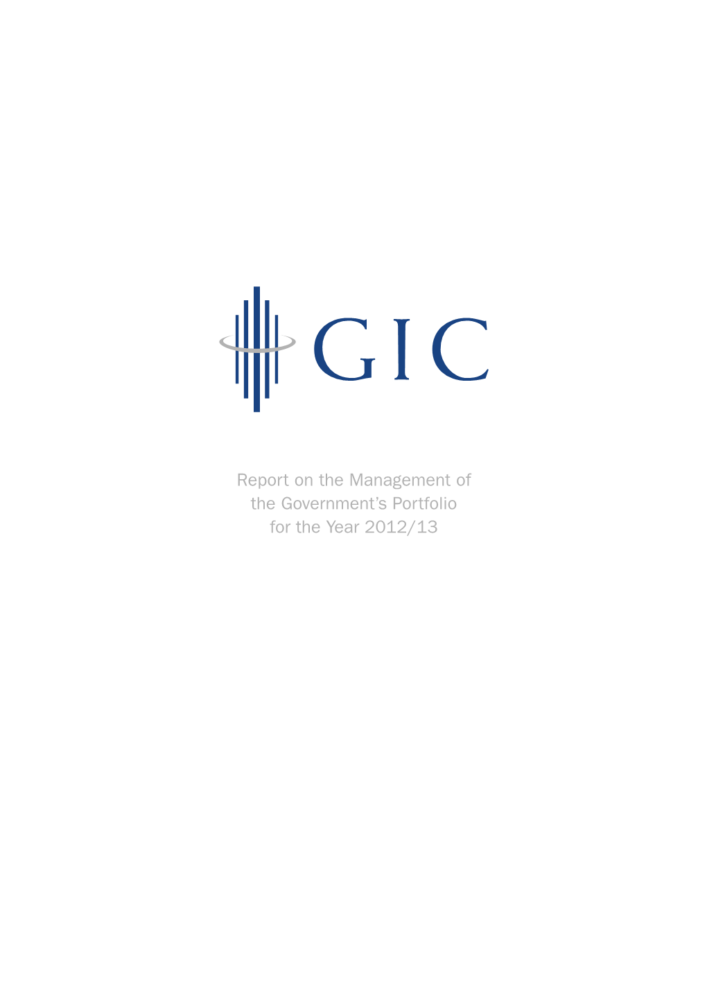 Report on the Management of the Government's Portfolio for the Year