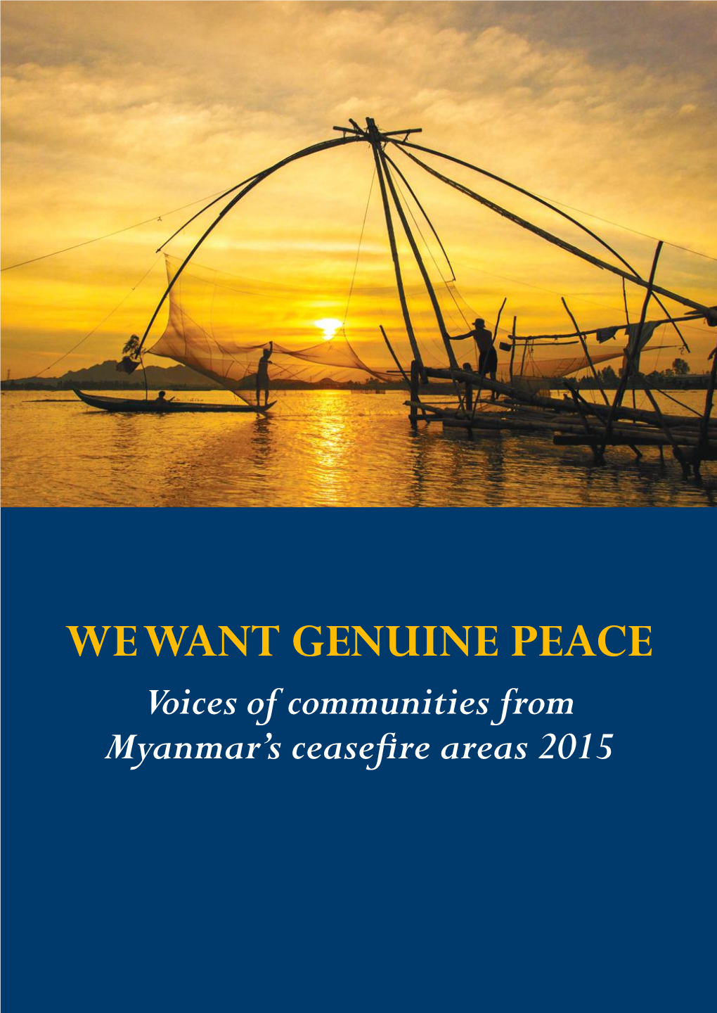 We Want Genuine Peace