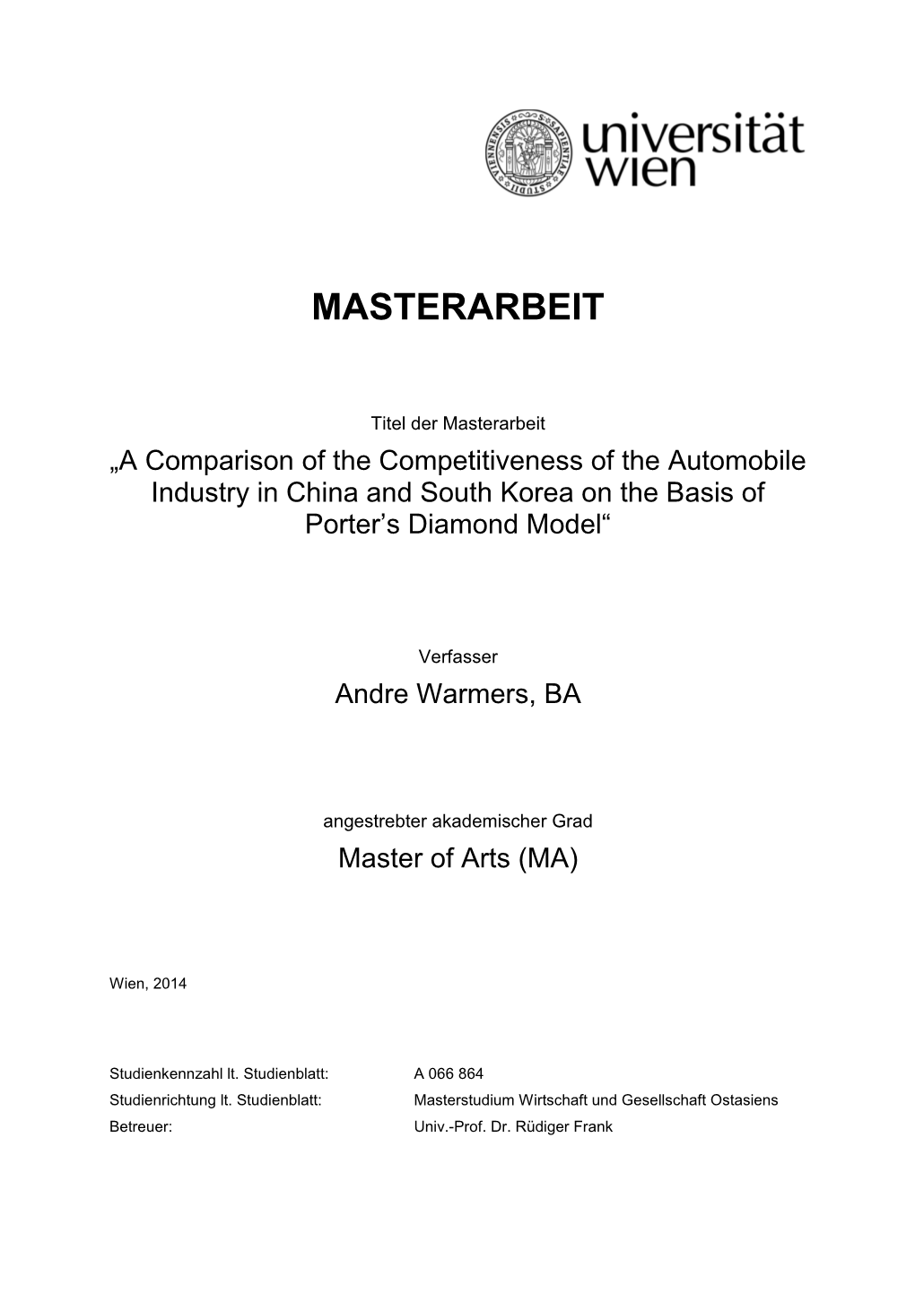 3. Comparison of China's and South Korea's