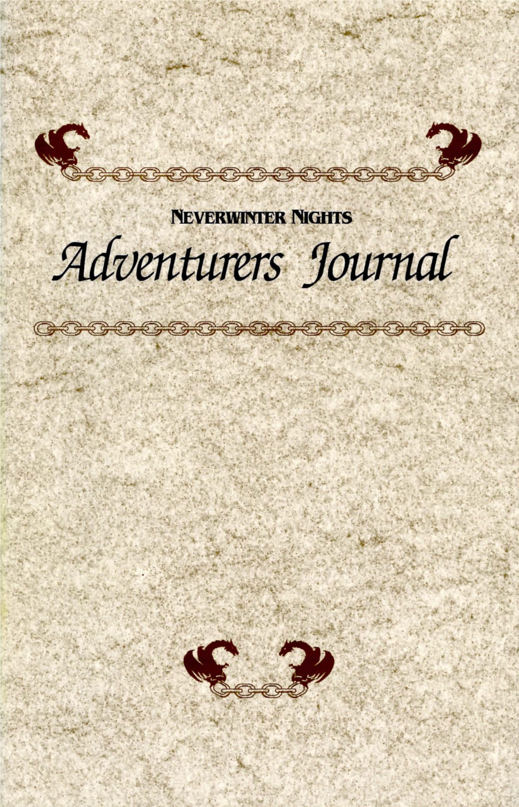 Neverwint-Journal