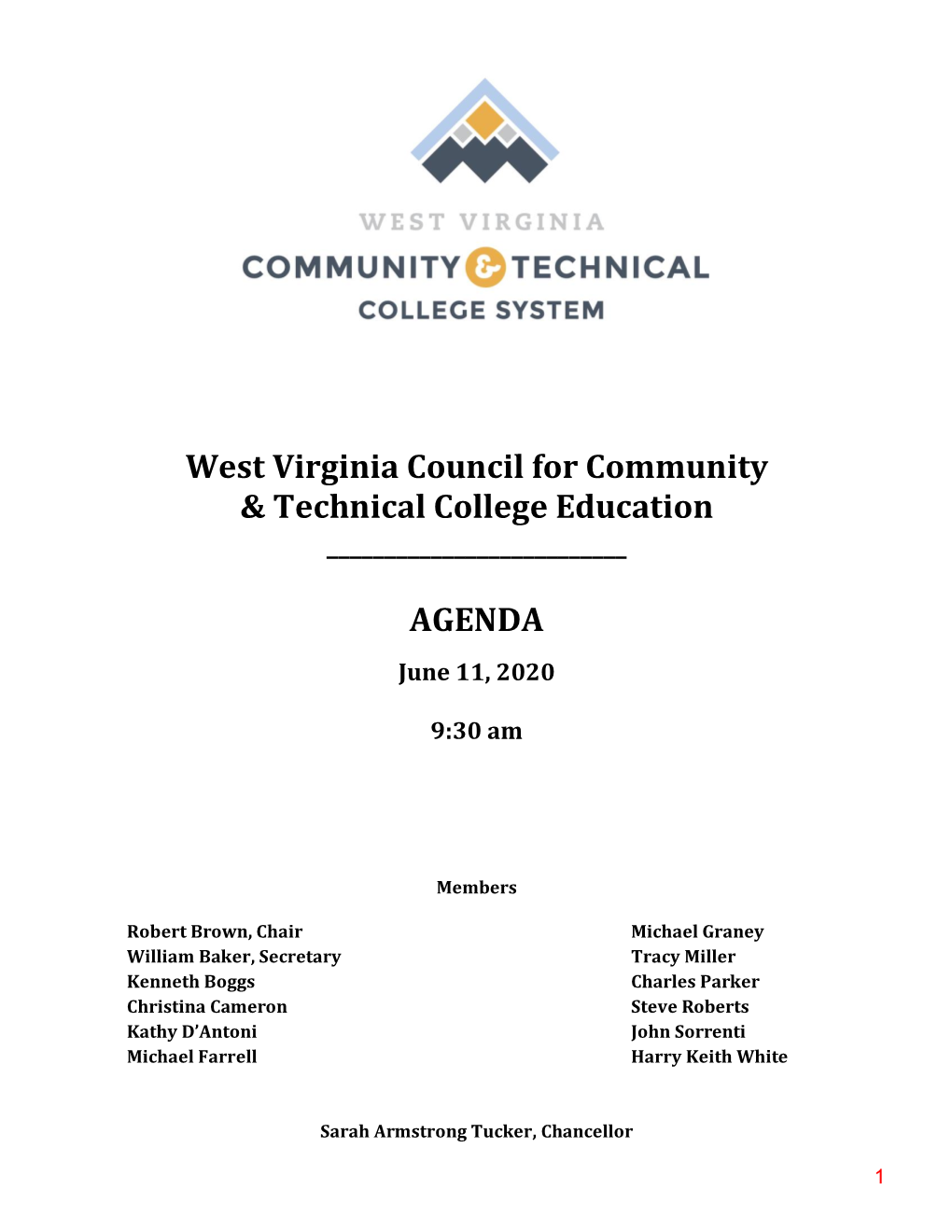 West Virginia Council for Community & Technical College Education