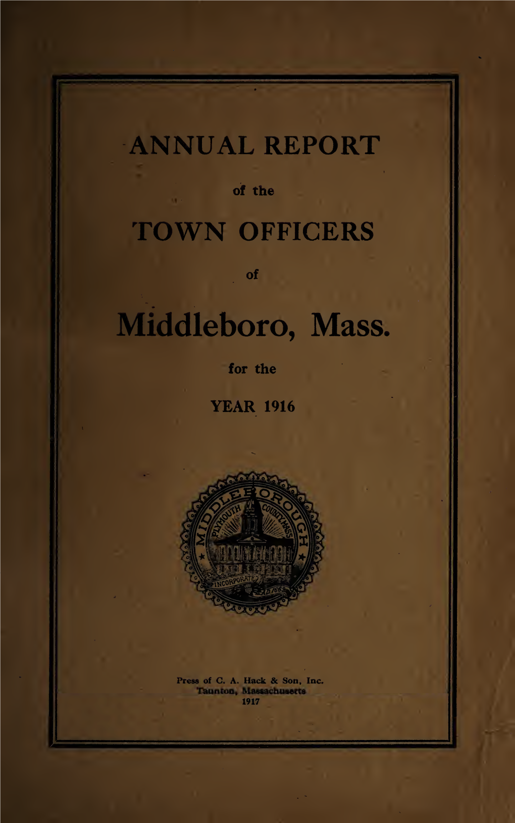 Middleborough-1916.Pdf