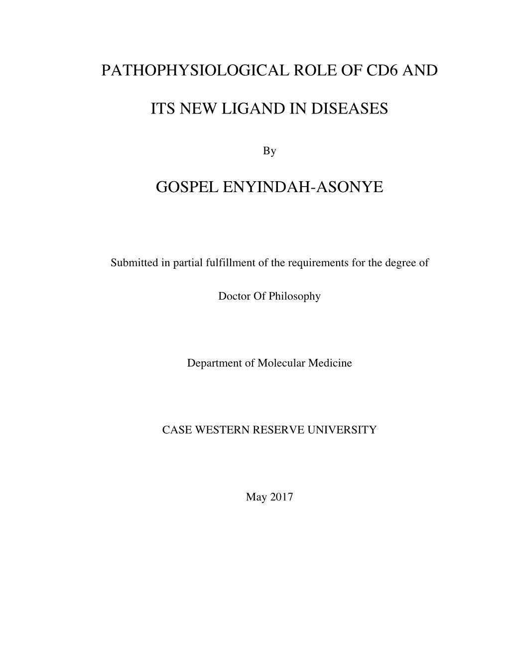 Pathophysiological Role of CD6 and Its New Ligand in Disease