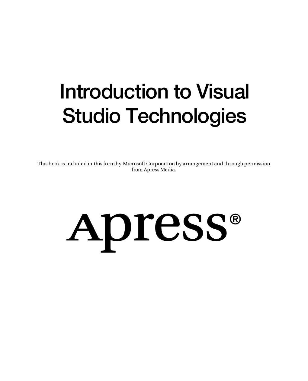 Apress Standard Book Design