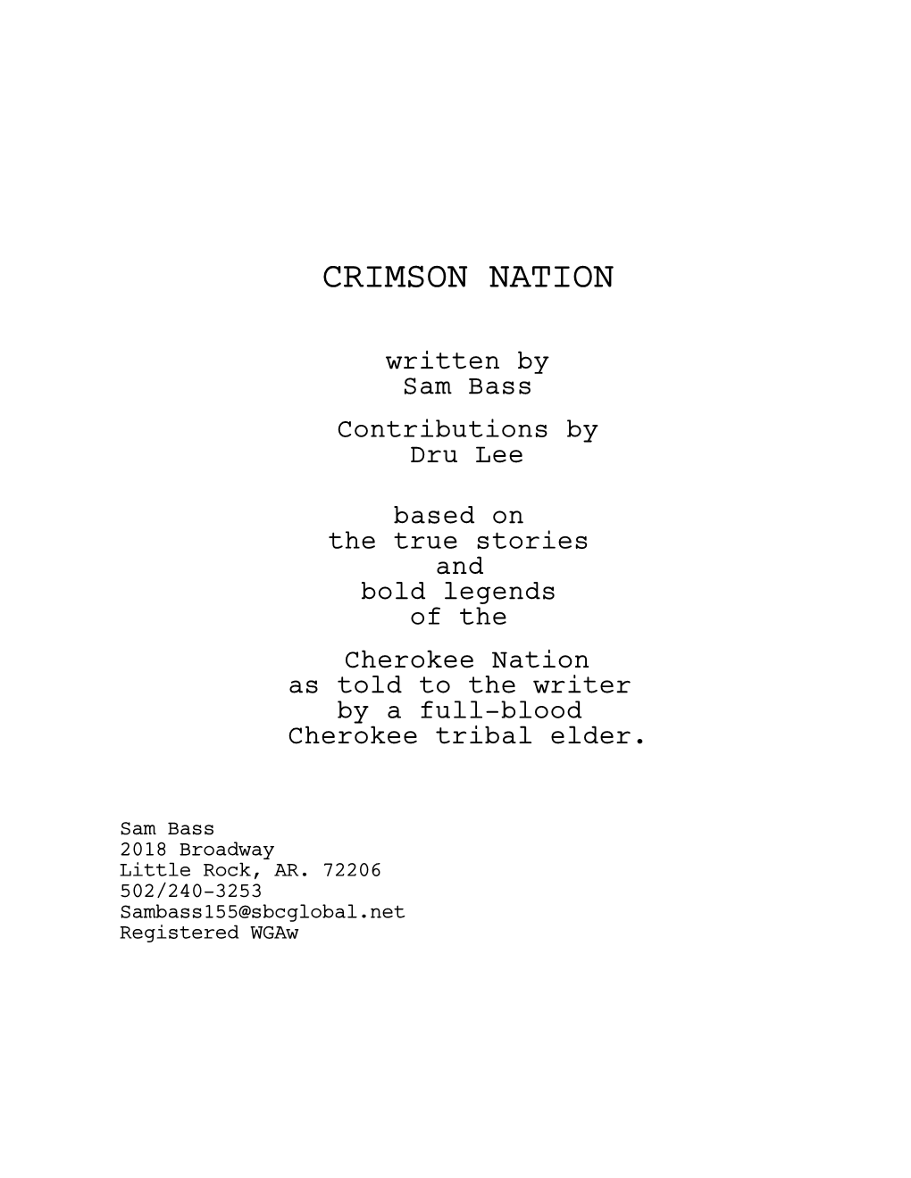 CRIMSON NATION Screenplay [Sam Final 1] Script