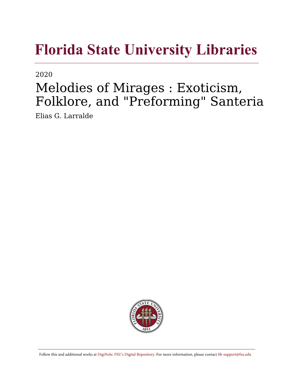 Florida State University Libraries