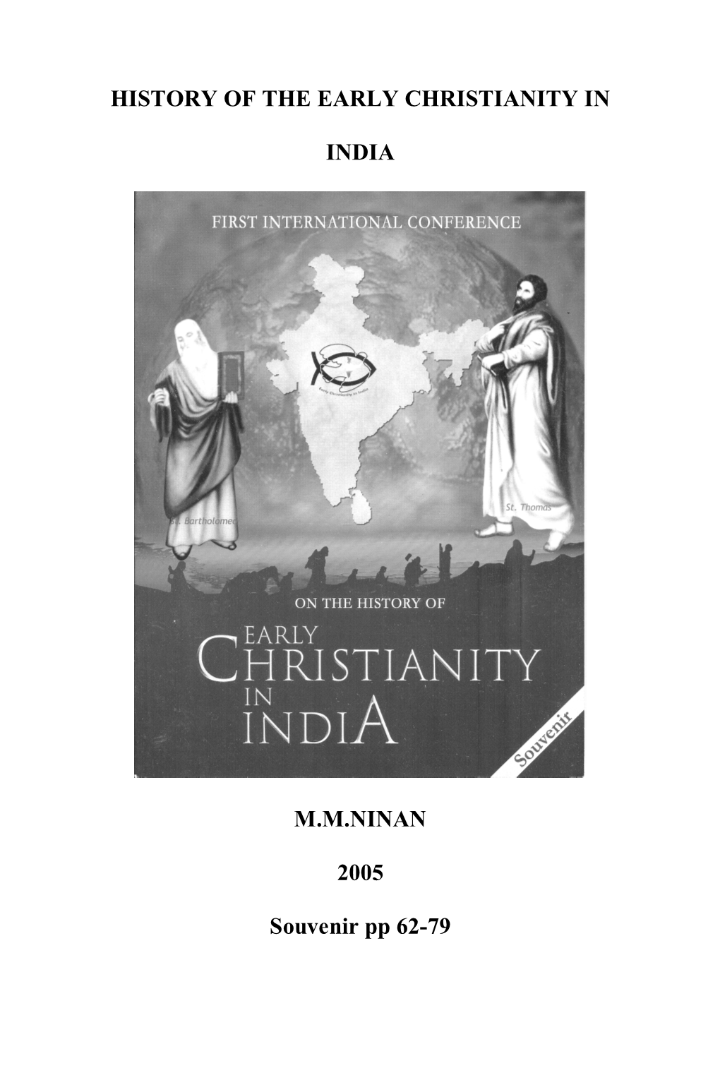 History of the Early Christianity In