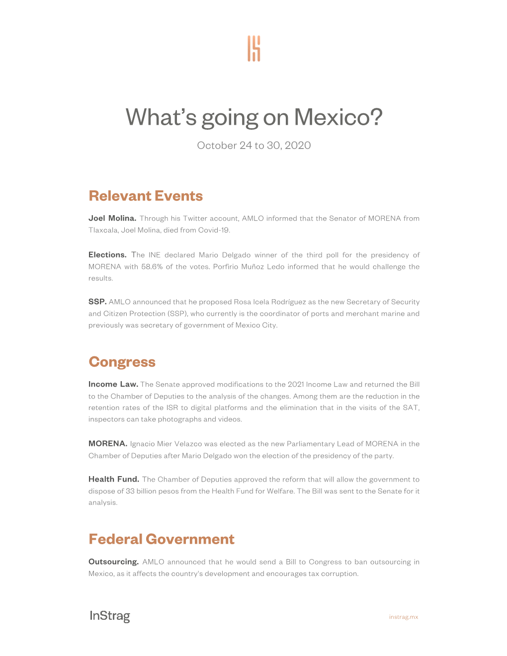 What's Going on Mexico?