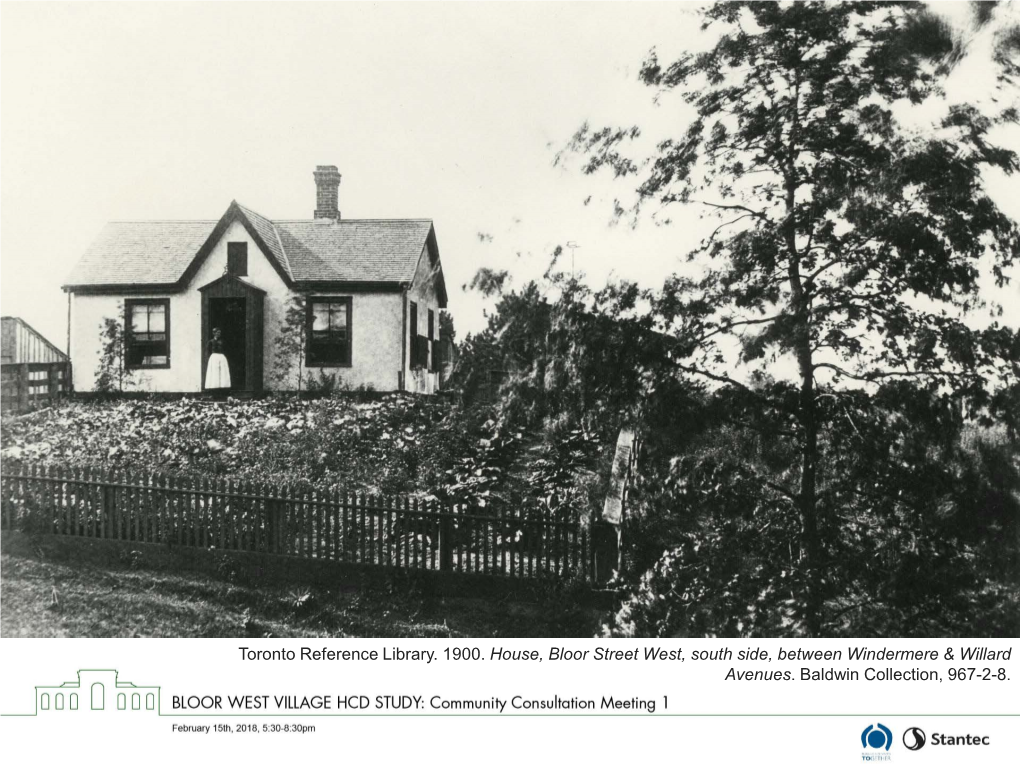 City of Toronto Archives. 1906. Bloor Street West at High Park. Fonds 1244, William James Family Fonds, Item 7062