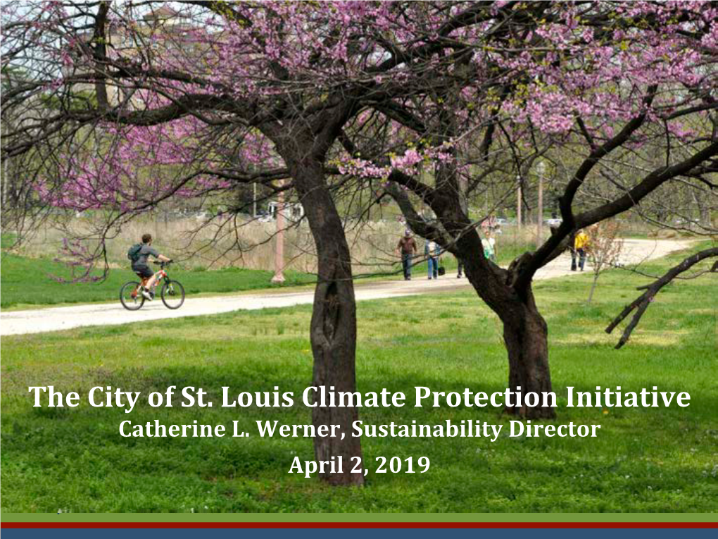 The City of St. Louis Climate Protection Initiative Catherine L
