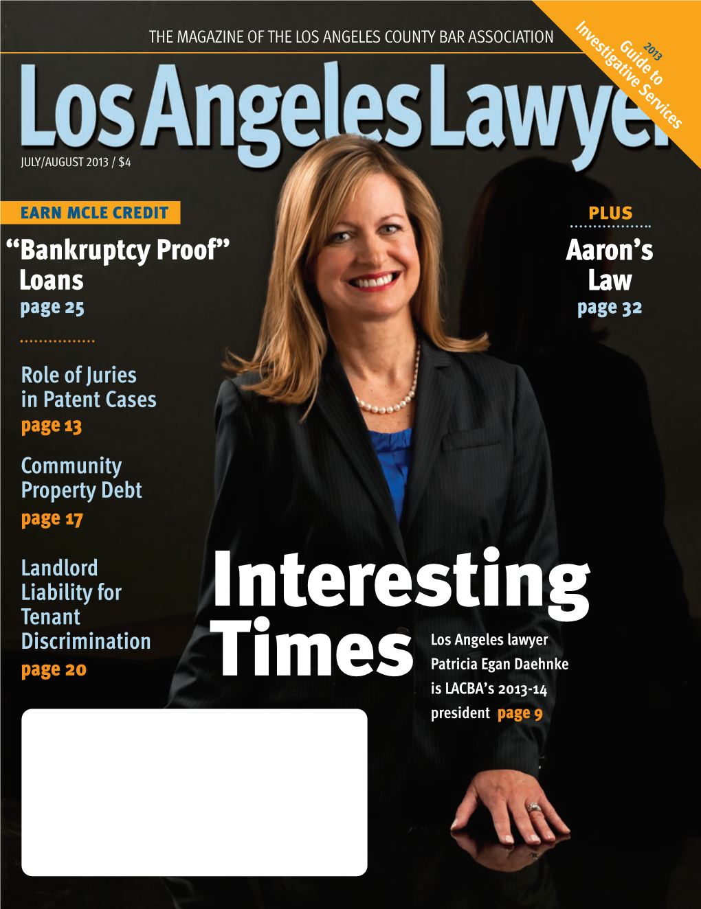 Los Angeles Lawyer July/August2013