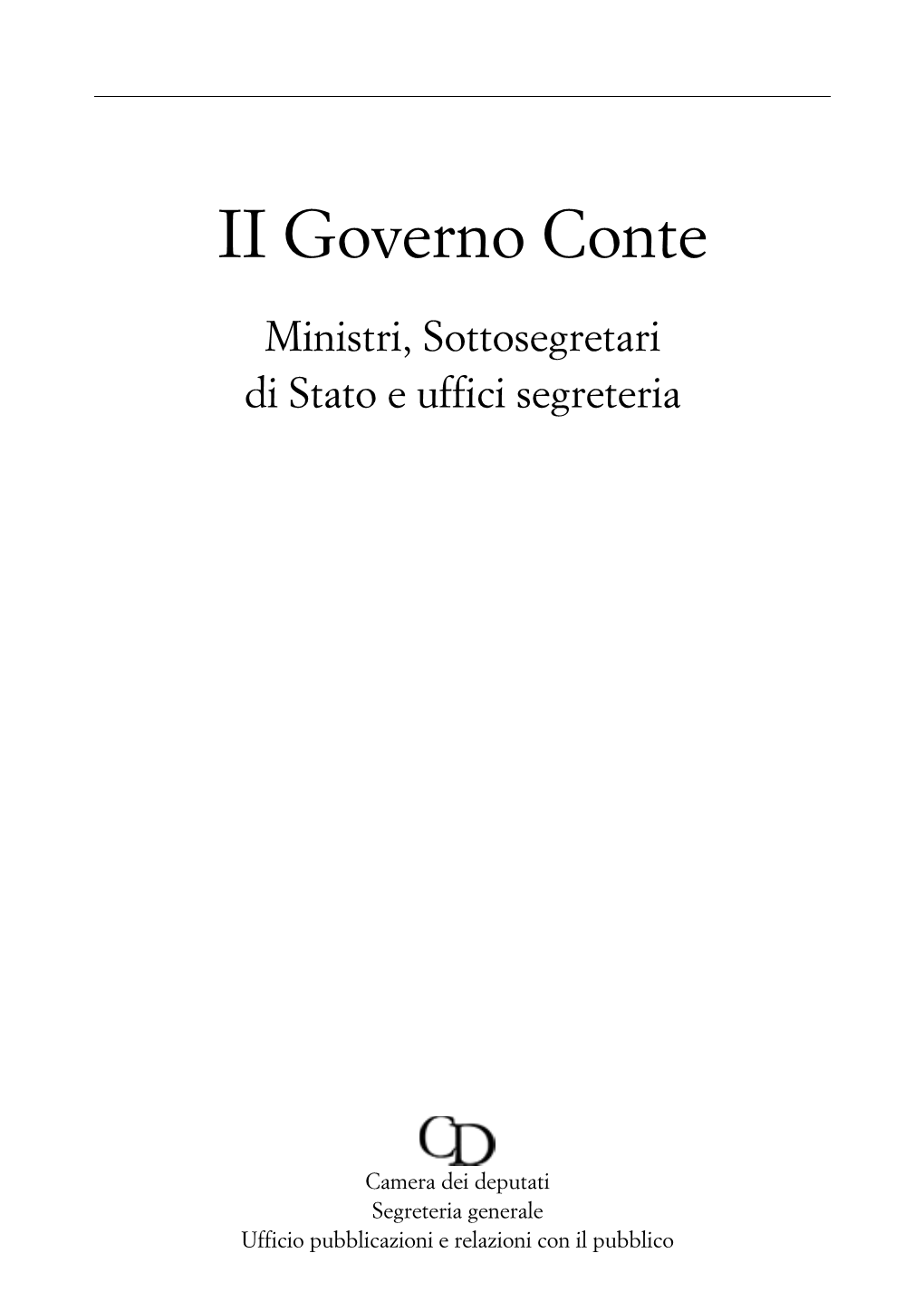 II Governo Conte