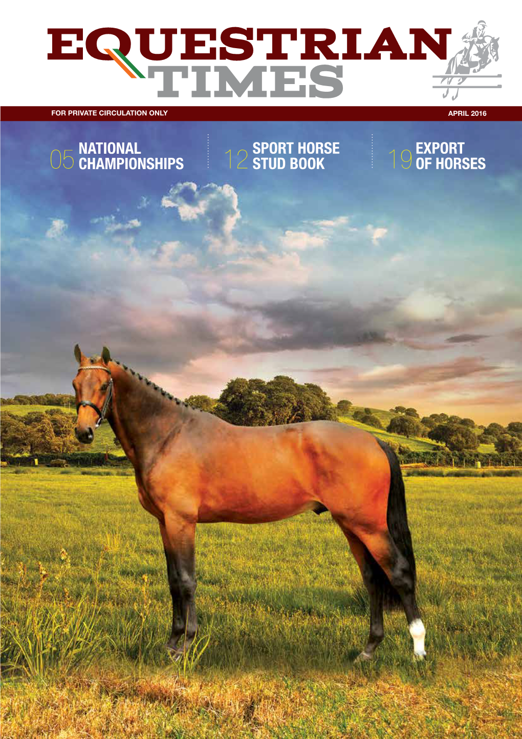 National Championships Sport Horse Stud Book Export Of