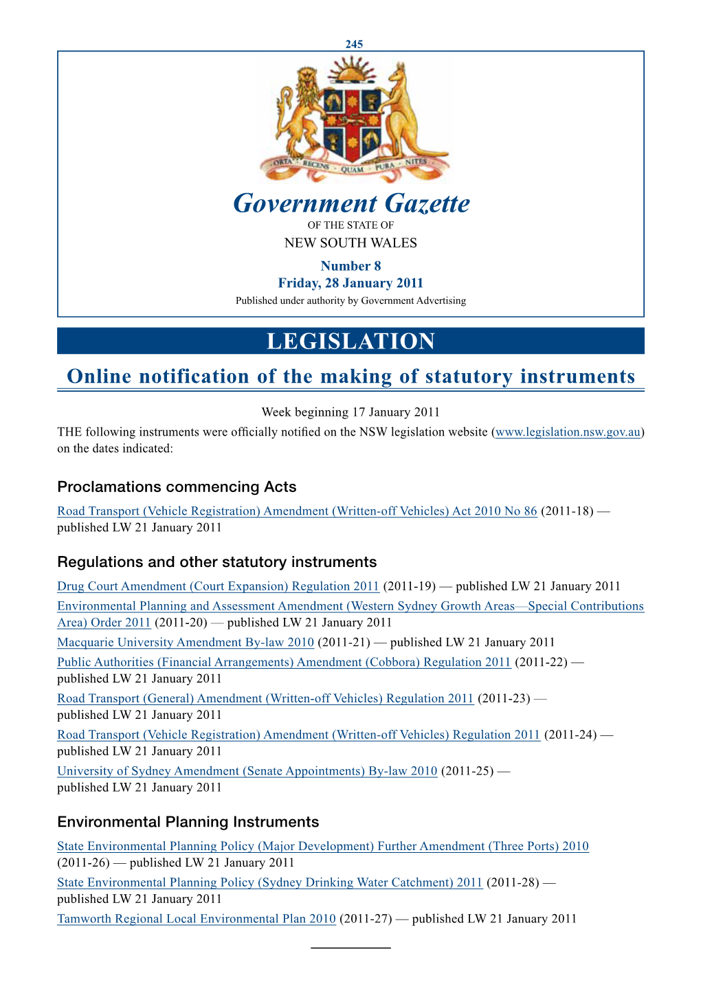 Government Gazette of 28 January 2011.Indd