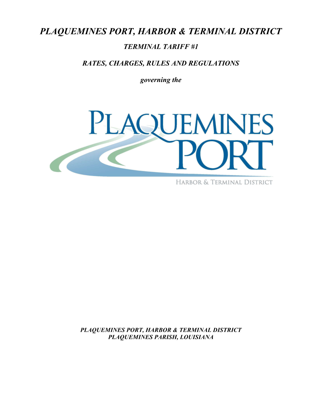 Plaquemines Port, Harbor & Terminal District