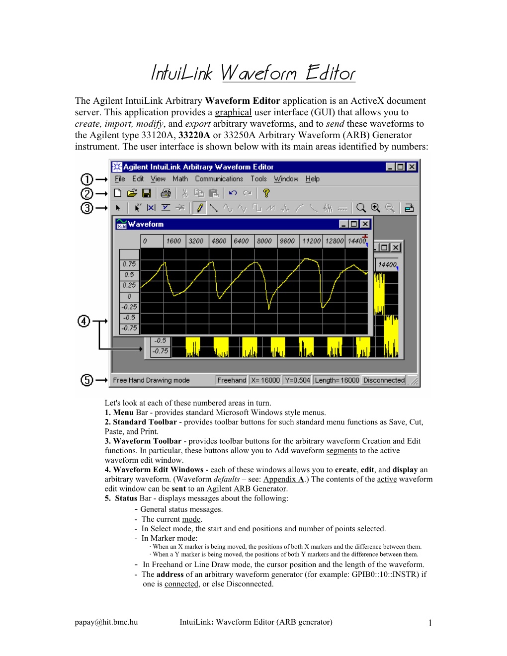 Intuilink Waveform Editor