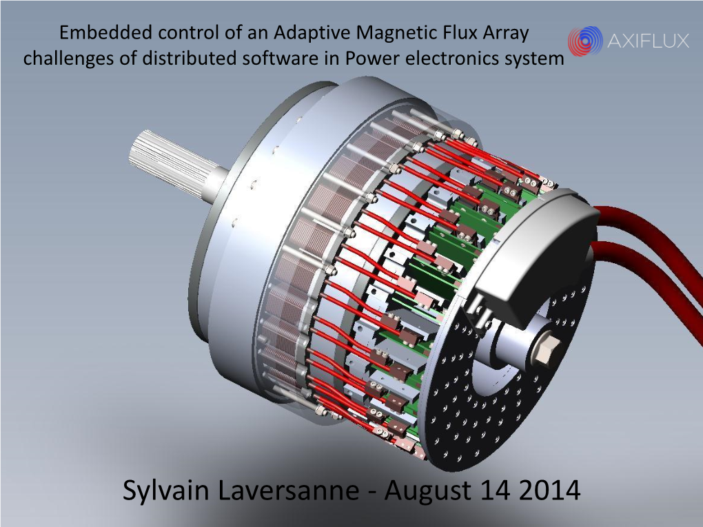 Permanent Magnet Motor with an Axial Flux Configuration: - Compact & Efficient - High Torque Low Speed