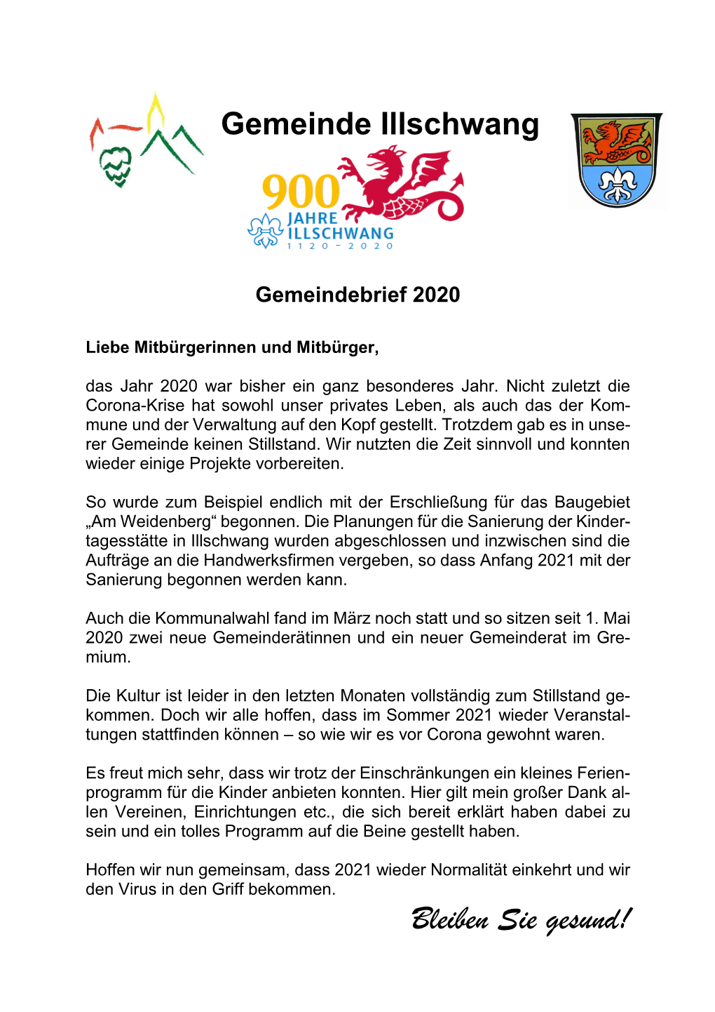Gemeindebrief 2020