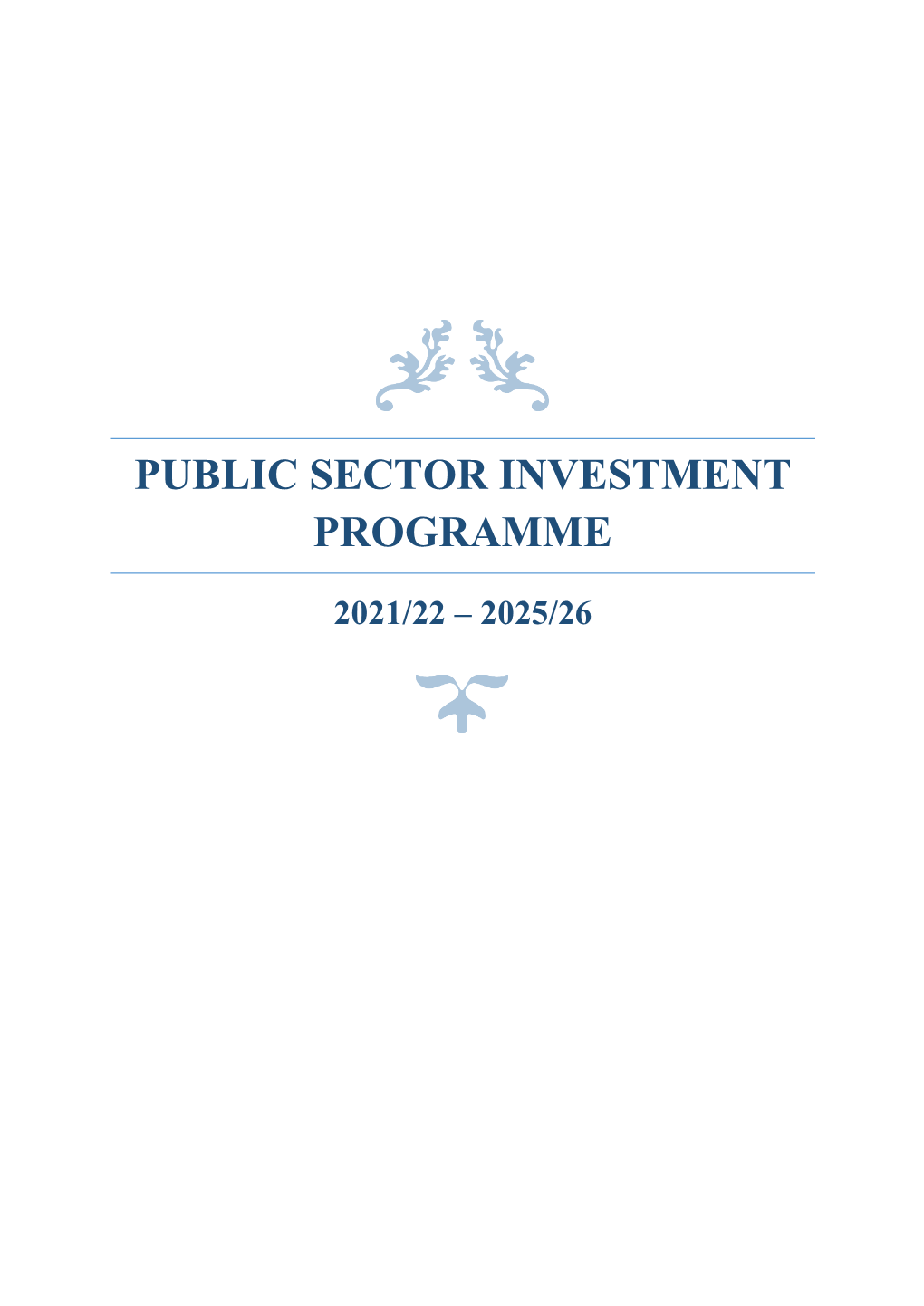 Public Sector Investment Programme