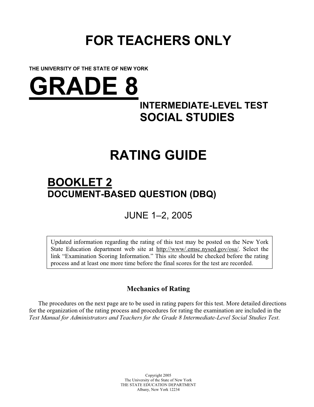 Rating Guide 2