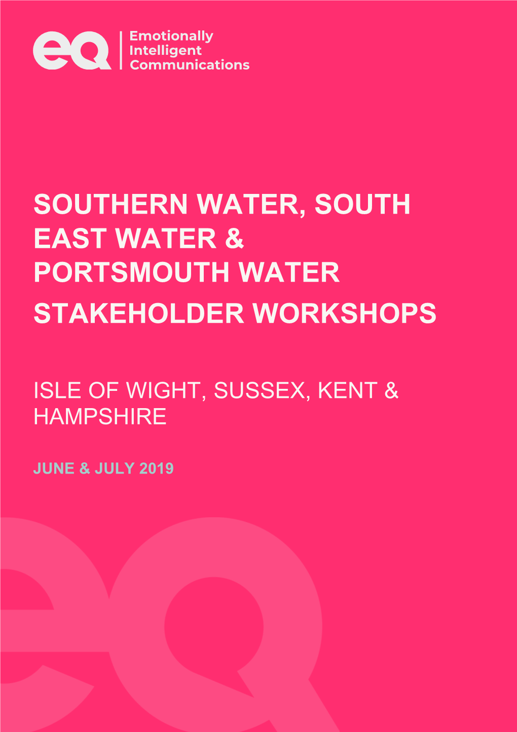 Southern Water, South East Water & Portsmouth Water